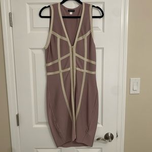 Venus Full zip Bodycon dress